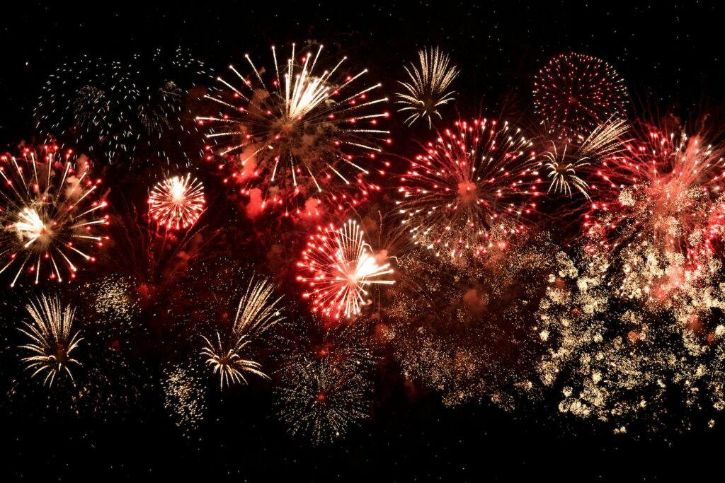 Fireworks display for Silvester